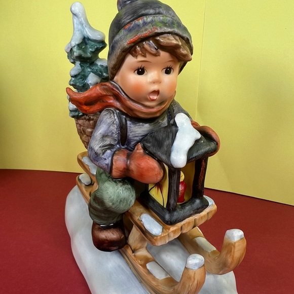 Goebel Hummel Ride Into Christmas Figurine#396 TMK-6 Vintage 1979 Mint Condition - Picture 3 of 17